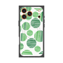 プレミアムスクエアケース with MagSafe［ Nordic Dot - Green ］