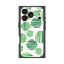 プレミアムスクエアケース with MagSafe［ Nordic Dot - Green ］