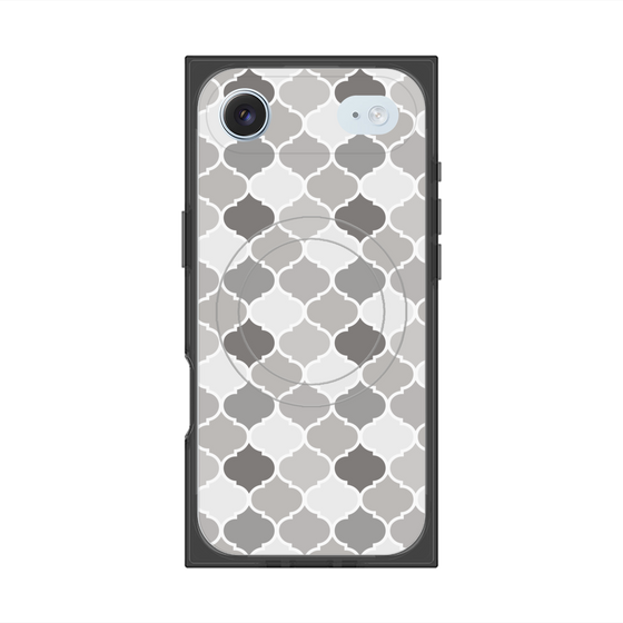 プレミアムスクエアケース with MagSafe［ Moroccan1 color - Gray ］