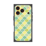 プレミアムスクエアケース with MagSafe［ Moroccan1 color - Green ］