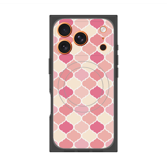 プレミアムスクエアケース with MagSafe［ Moroccan1 color - Pink ］