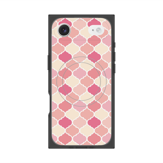 プレミアムスクエアケース with MagSafe［ Moroccan1 color - Pink ］