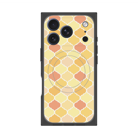 プレミアムスクエアケース with MagSafe［ Moroccan1 color - Orange ］