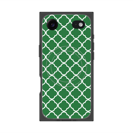 プレミアムスクエアケース with MagSafe［ Moroccan2 - Green ］