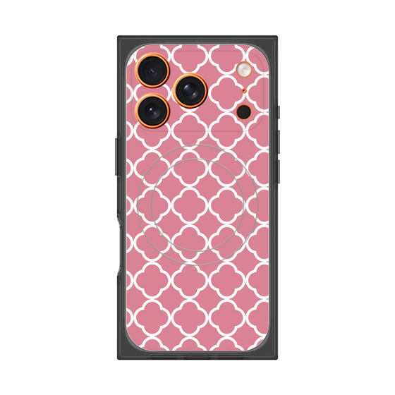 プレミアムスクエアケース with MagSafe［ Moroccan2 - Pink ］