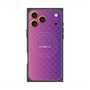 プレミアムスクエアケース with MagSafe［ CASEPLAY Check - Purple ］