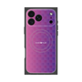 プレミアムスクエアケース with MagSafe［ CASEPLAY Check - Purple ］