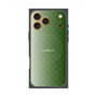 プレミアムスクエアケース with MagSafe［ CASEPLAY Check - Green ］