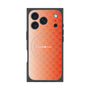 プレミアムスクエアケース with MagSafe［ CASEPLAY Check - Orange ］