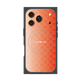 プレミアムスクエアケース with MagSafe［ CASEPLAY Check - Orange ］