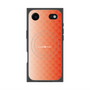 プレミアムスクエアケース with MagSafe［ CASEPLAY Check - Orange ］