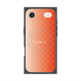 プレミアムスクエアケース with MagSafe［ CASEPLAY Check - Orange ］