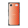 プレミアムスクエアケース with MagSafe［ CASEPLAY Check - Orange ］
