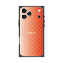 プレミアムスクエアケース with MagSafe［ CASEPLAY Check - Orange ］