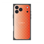 プレミアムスクエアケース with MagSafe［ CASEPLAY Check - Orange ］