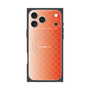 プレミアムスクエアケース with MagSafe［ CASEPLAY Check - Orange ］