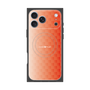 プレミアムスクエアケース with MagSafe［ CASEPLAY Check - Orange ］