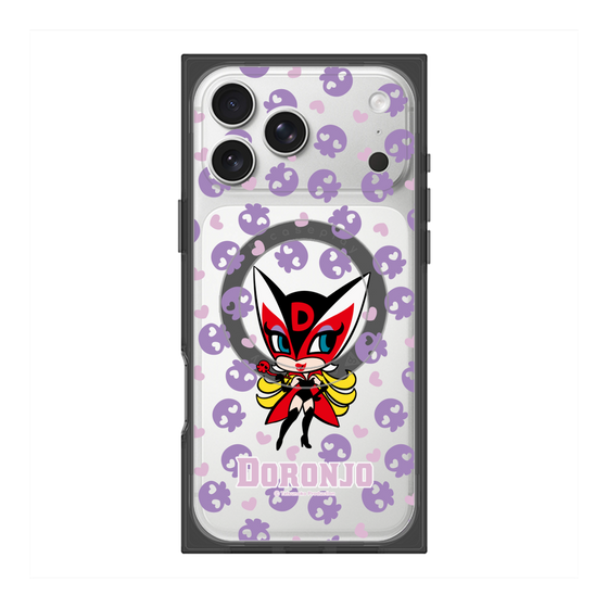 プレミアムスクエアケース with MagSafe［ ドロンジョ - ミニキャラ - Purple ］
