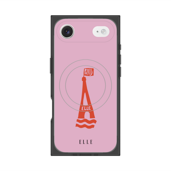 プレミアムスクエアケース with MagSafe［ ELLE - PARIS ］