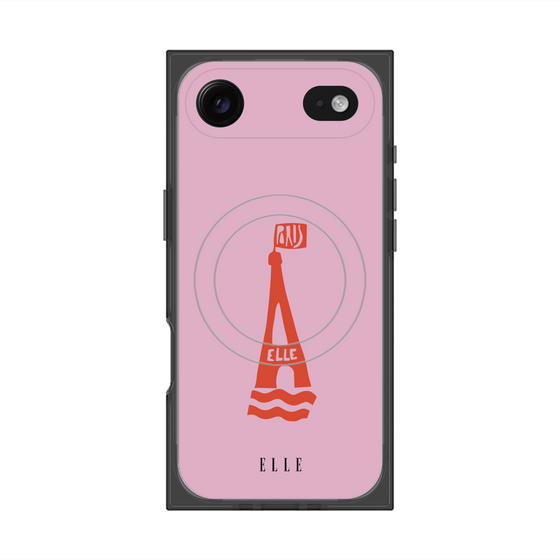 プレミアムスクエアケース with MagSafe［ ELLE - PARIS ］
