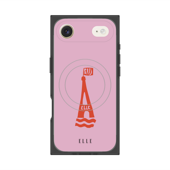 プレミアムスクエアケース with MagSafe［ ELLE - PARIS ］