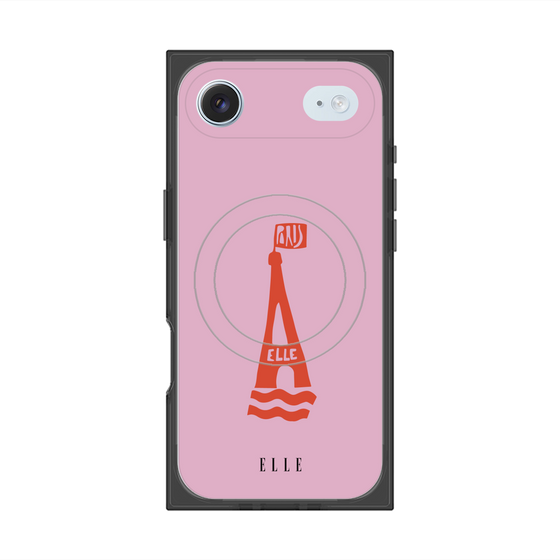 プレミアムスクエアケース with MagSafe［ ELLE - PARIS ］