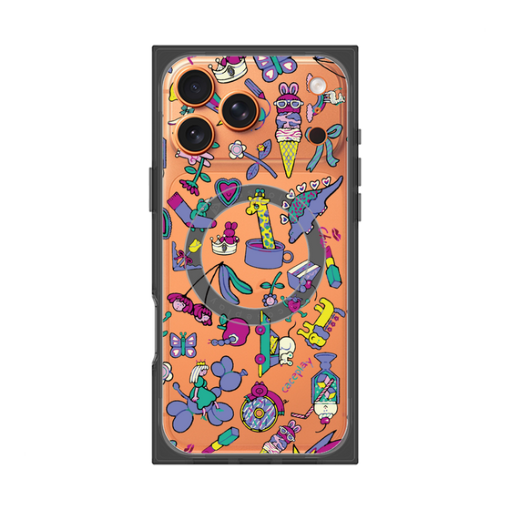 プレミアムスクエアケース with MagSafe［ オリジナル - Mystery Toy Box ］