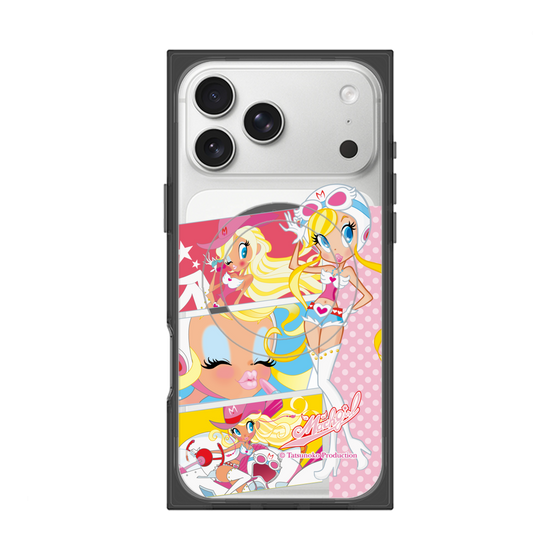 プレミアムスクエアケース with MagSafe［ マッハガール - コミック風 ］