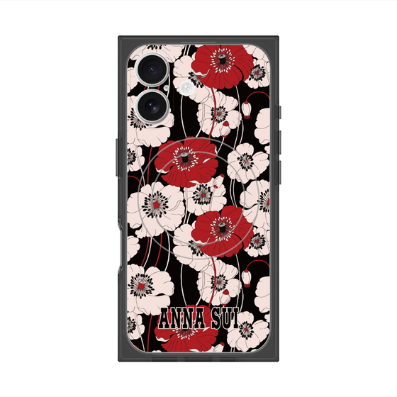 プレミアムスクエアケース with MagSafe［ ANNA SUI - ポピー ］