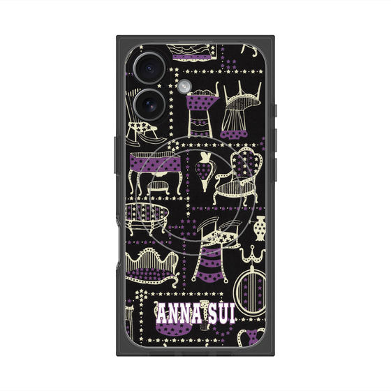 プレミアムスクエアケース with MagSafe［ ANNA SUI - チェア ］