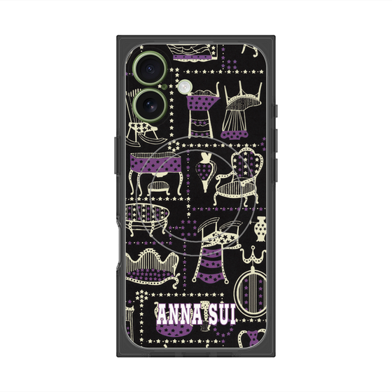 プレミアムスクエアケース with MagSafe［ ANNA SUI - チェア ］