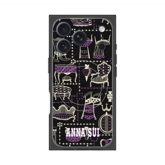 プレミアムスクエアケース with MagSafe［ ANNA SUI - チェア ］