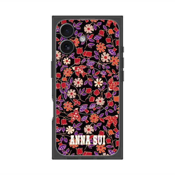 プレミアムスクエアケース with MagSafe［ ANNA SUI - ワイルドフラワー ］