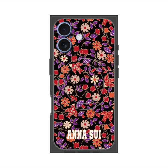 プレミアムスクエアケース with MagSafe［ ANNA SUI - ワイルドフラワー ］