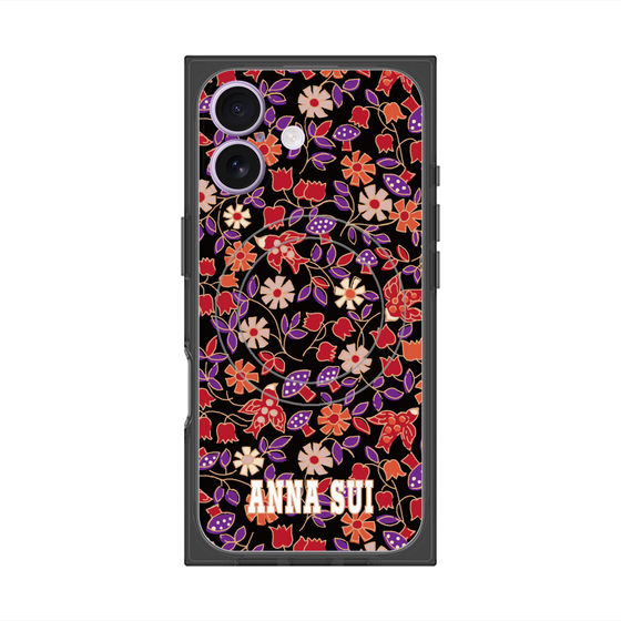 プレミアムスクエアケース with MagSafe［ ANNA SUI - ワイルドフラワー ］