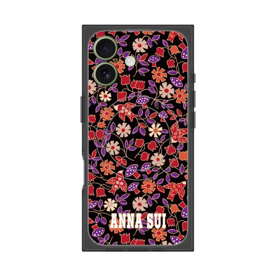 プレミアムスクエアケース with MagSafe［ ANNA SUI - ワイルドフラワー ］