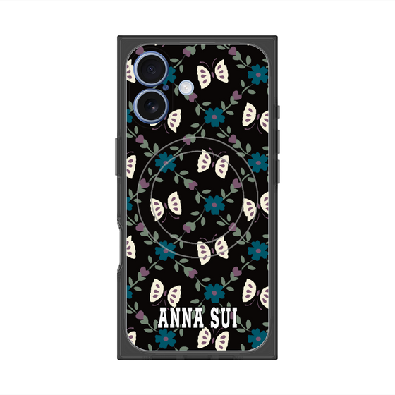 プレミアムスクエアケース with MagSafe［ ANNA SUI - バタフライ ］