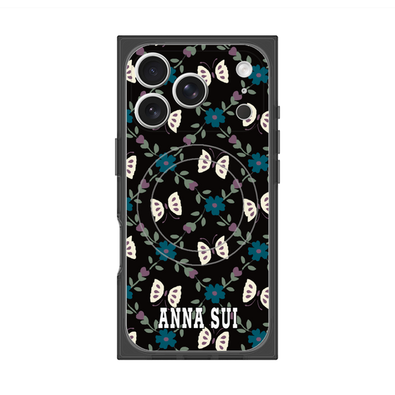 プレミアムスクエアケース with MagSafe［ ANNA SUI - バタフライ ］