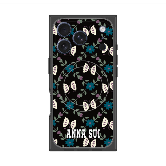 プレミアムスクエアケース with MagSafe［ ANNA SUI - バタフライ ］