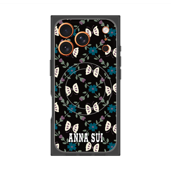 プレミアムスクエアケース with MagSafe［ ANNA SUI - バタフライ ］
