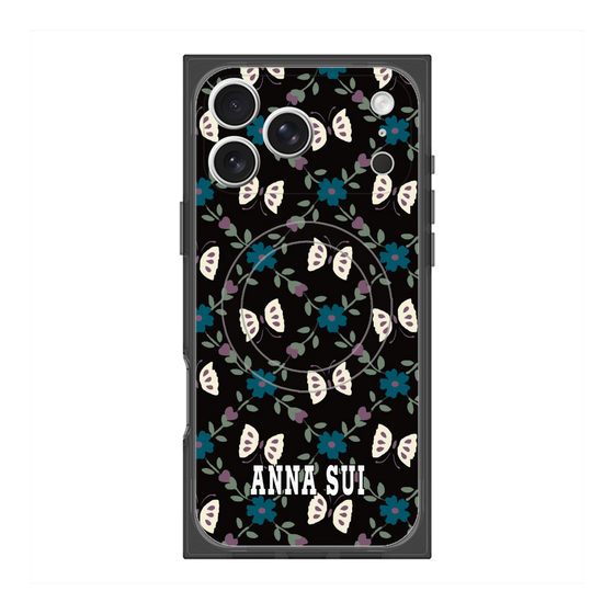 プレミアムスクエアケース with MagSafe［ ANNA SUI - バタフライ ］