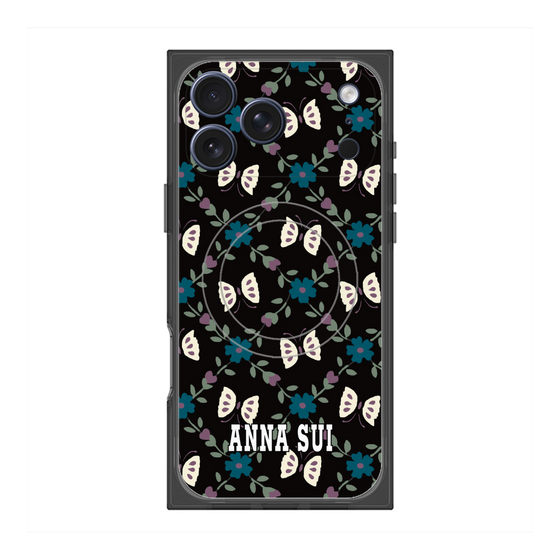 プレミアムスクエアケース with MagSafe［ ANNA SUI - バタフライ ］