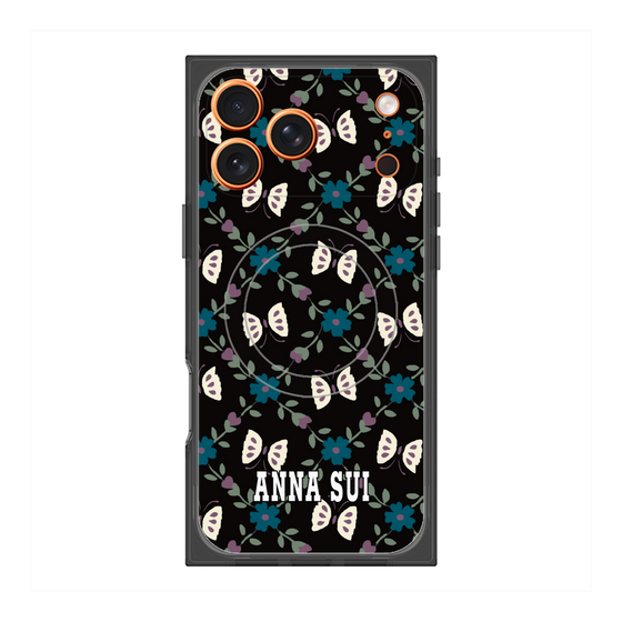 プレミアムスクエアケース with MagSafe［ ANNA SUI - バタフライ ］