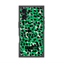 プレミアムスクエアケース with MagSafe［ ELLEgirl - レオパード - Green ］