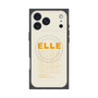 プレミアムスクエアケース with MagSafe［ ELLEgirl - ロゴ ］