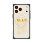 プレミアムスクエアケース with MagSafe［ ELLEgirl - ロゴ ］