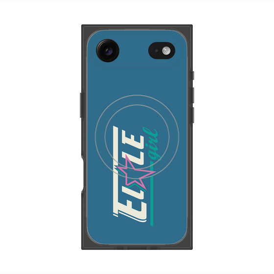 プレミアムスクエアケース with MagSafe［ ELLEgirl - レトロロゴ ］