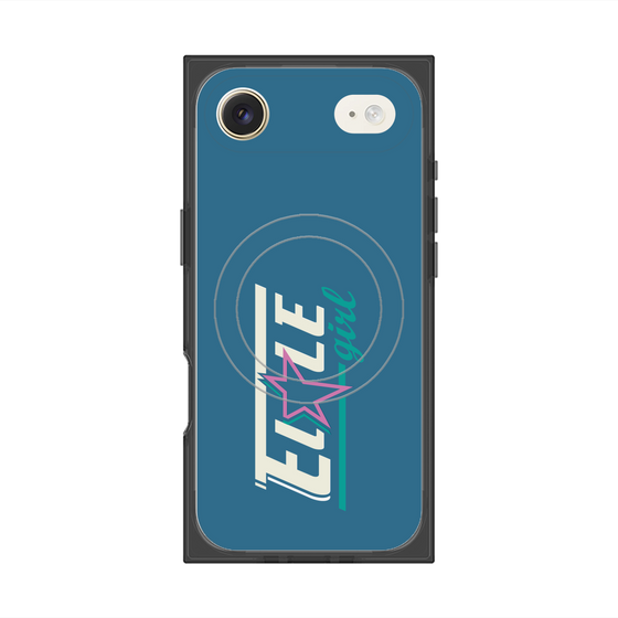 プレミアムスクエアケース with MagSafe［ ELLEgirl - レトロロゴ ］
