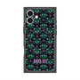プレミアムスクエアケース with MagSafe［ ANNA SUI - バタフライハーツ - グリーン ］