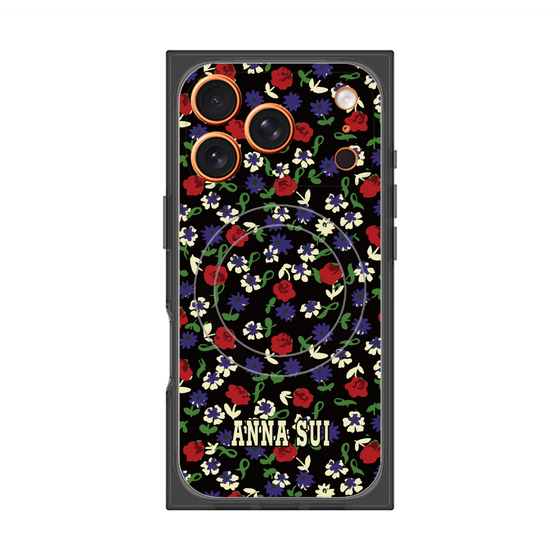 プレミアムスクエアケース with MagSafe［ ANNA SUI - カーネーション ］